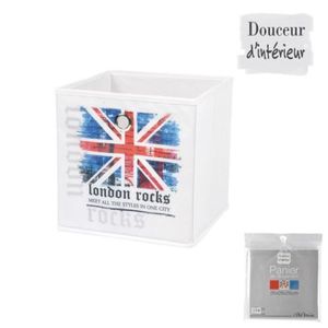 Panier de rangement 26 cm blanc