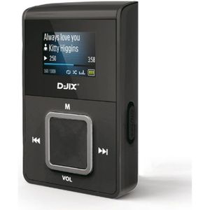 D-JIX C219 Lecteur MP3 - 16 GO - Noir