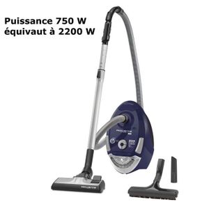 ROWENTA RO4631EA Aspirateur traîneau avec sac Silence Force Compact - 750W - 69 dB - A - Bleu