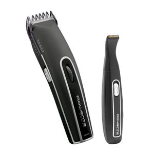 ROWENTA Nomad Set Tondeuse Cheveux/barbe avec accessoires YD3031F0 Noir
