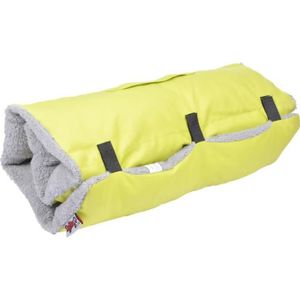 Matelas de voyage - 80x50 cm - Vert et gris - Pour chien