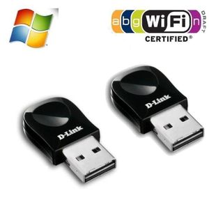 D-Link 2 Clés WiFi USB nano 300mbps DWA-131