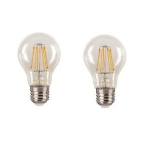 SYLVANIA Lot de 2 ampoules LED ? filament Toledo Retro E27 7 W équivalent ? 60 W