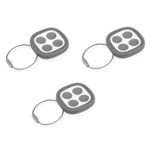 THOMSON Pack de 3 télécommandes universelles 500021 pour motorisation de portails et portes de garage