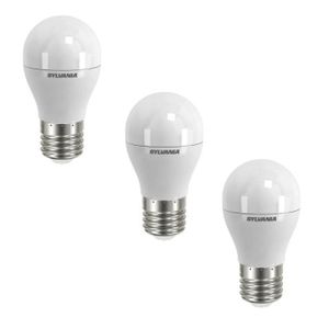 SYLVANIA Lot de 3 ampoules LED Toledo Ball FR E27 6 W équivalent ? 40 W