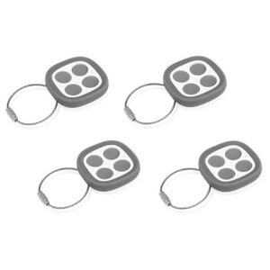 THOMSON Pack de 4 télécommandes universelles 500021 pour motorisation de portails et portes de garage