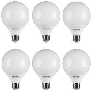 SYLVANIA Lot de 6 ampoules fluo compactes E27 20 W équivalent ? 85 W