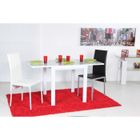 TABLE DE CUISINE  DOBLI Table blanche de cuisine 70/140x70cm
