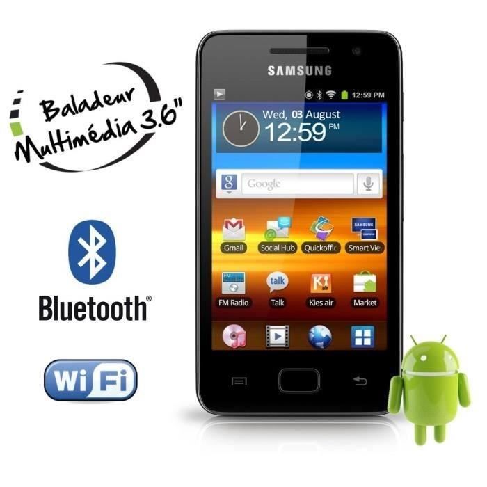 Baladeur MP4 SAMSUNG YP GS1CB Galaxy S Wifi lecteur mp4, prix pas