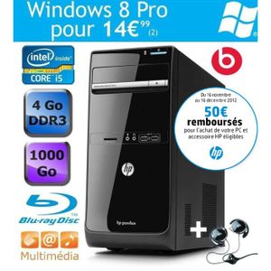 UNITE CENTRALE  HP Pavilion p6-2272ef + casque HP