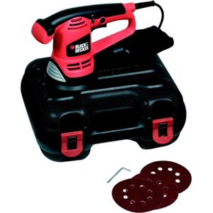 PONCEUSE - RABOTEUSE BLACK & DECKER Ponceuse excentrique 125 mm 480W PONCEUSE - RABOTEUSE BLACK & DECKER Ponceuse excentrique 125 mm 480W