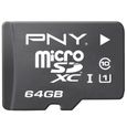 CARTE MEMOIRE PNY Carte Micro SD 64 Go