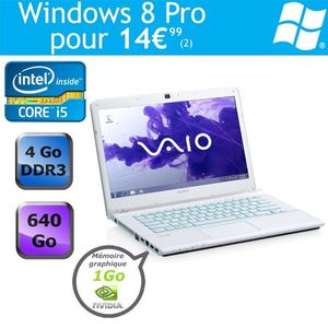 ORDINATEUR PORTABLE Sony SVE14A1V1E/W