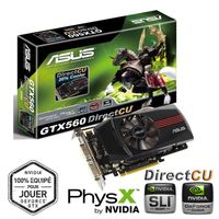 CARTE GRAPHIQUE ASUS GTX560 DirectCu 1Go GDDR5