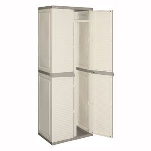 ALLIBERT Armoire haute multi-fonction ivoire
