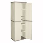 MEUBLE ETAGERE ALLIBERT UTILITY Armoire haute ivoire