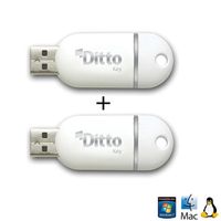 SERVEUR DE STOCKAGE - NAS 2 Clés USB MyDitto 2 Go