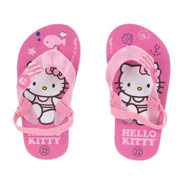 Tongs Nauticaelas Bébé Fille Achat / Vente tong HELLO KITTY Tongs