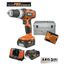 AEG Perceuse visseuse +2 batteries+ coffret