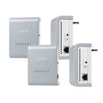 COURANT PORTEUR - CPL Netgear Kit de 4 adaptateurs CPL XAVB101 HD 200 Mb