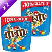 CONFISERIE DE CHOCOLAT MMS Crispy Pochon 350g +10%GRATUIT   (x2)