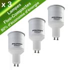 AMPOULE - LED - HALOGENE  3 SPOTS SYLVANIA ECO ENERGIE 80% 11W GU10 CHAUDE