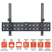 FIXATION ECRAN INOTEK PLB101XL / Inclinable 15° / TV 32" à 60"
