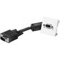 CABLE AUDIO VIDEO Plastron VGA f vers cable VGA m - 5 m