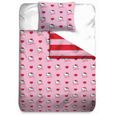 HOUSSE DE COUETTE  HELLO KITTY Housse de Couette + Taie COEUR ROUGE