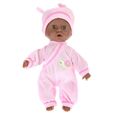 POUPEE - POUPON Lissi Dolls - Bébé noir parlant 6 sons