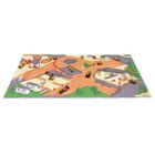 Tapis de Jeu "Construction" 110x55cm + 2 véhicules