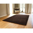  Tapis shaggy PREMIUM-140*200cm - Marron