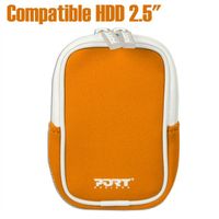 DISQUE DUR EXTERNE Port Sacochette Kyoto Colours Orange 2.5''