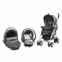 POUSSETTE  CHICCO Poussette Combinée Trio Scoop Graphite