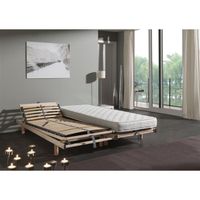 SOMMIER ET MATELAS  Relax mécanique complet 2x80x200cm Mousse LINAFLEX