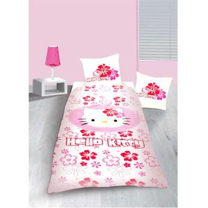 HOUSSE DE COUETTE  Housse de couette + taie HELLO KITTY Rose