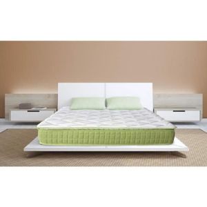 RECA BEDDING Matelas PALM BEACH 90x200 cm - Mémoire de forme - Equilibré - 22 cm - 40Kg/m3 - 1 personne