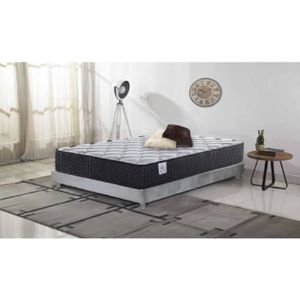 RECA BEDDING Matelas CACHEMIRE 160x200 cm - Ressorts et mémoire de forme - Equilibré - 23 cm - 759 ressorts et 60kg/m3 - 2 personnes