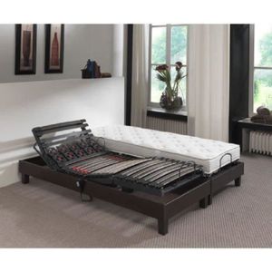 DORMAFLEX Ensemble 2 matelas+2 sommiers 2x80x200cm 18cm latex confort tr?s ferme 75 kg/m?