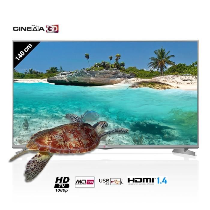 LG 55LB6200 TV LED Full HD 3D 140 cm téléviseur led, prix pas cher