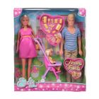 POUPEE-POUPON Steffi aime sa "Joyeuse Famille" + Kevin et bébé !