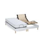 ENSEMBLE SOMMIER-MATELAS Ensemble relax 2x80x200cm 100% Latex Combilatex