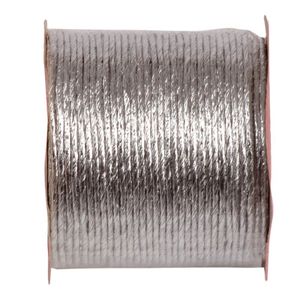 SANTEX Papier cord métallisé laitonné argent