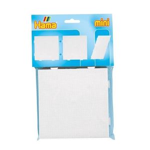HAMA Sachet de 2 plaques carrées pour perles Mini
