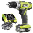 PERCEUSE - PERFORATEUR - VISSEUSE - DEVISSEUSE RYOBI Perceuse sans fil Lithium + 2 batteries