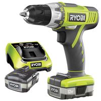 PERCEUSE - PERFORATEUR - VISSEUSE - DEVISSEUSE RYOBI Perceuse sans fil Lithium + 2 batteries