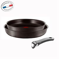  TEFAL INGENIO GOURMET lot de 2 poêles 24/28 cm