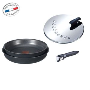 BATTERIE DE CUISINE  TEFAL INGENIO Set 4 pièces MAGIC induction