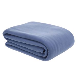 Couv. Polaire 350g/m2 BLEU 180x220cm