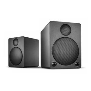 Wavemaster Enceintes stéréo 2.0 CUBE - Noir - 36W - Bluetooth - PC/Tablette/Mobile